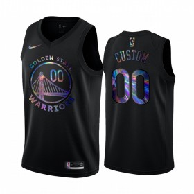 Camiseta Hombre NBA Golden State Warriors Personalizadas Iridescent HWC Collection Swingman